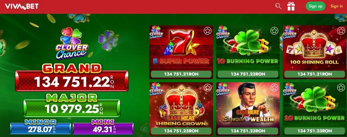 Browse jackpot slots lobby